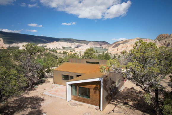 Дом в пустыне (High Desert Dwelling) в США от Imbue Design.