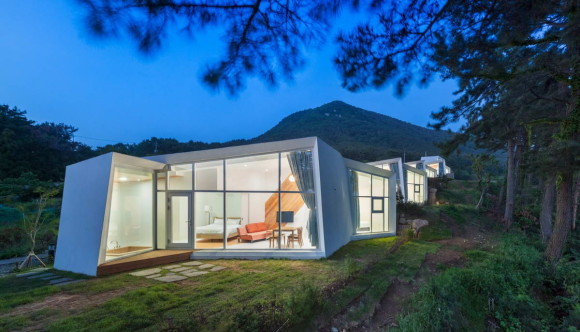 Пять белых домов в Южной Корее