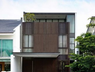 Частный дом для отдыха (Private Retreat) в Сингапуре от HYLA Architects.