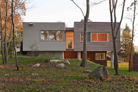 Дом у реки (Westport River House) в США от RUHL WALKER Architects.