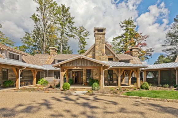 Семейный дом у озера (Family Lake Lodge) в США, от Platt Architecture.