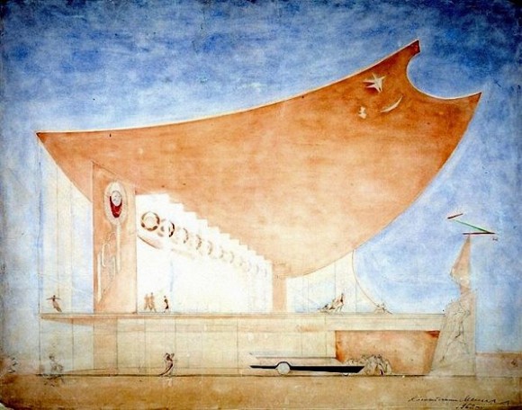 Константин Мельников. Проект павильона СССР в Нью-Йорке в 1964 году