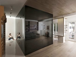 Квартира с чёрным кубом в Италии