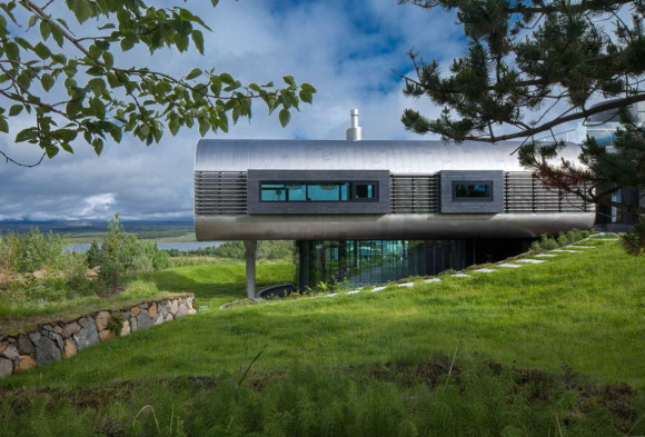 Фигурный дом (House of Shapes) в Исландии от EON architecture.