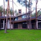     (House in a pine forest)        .