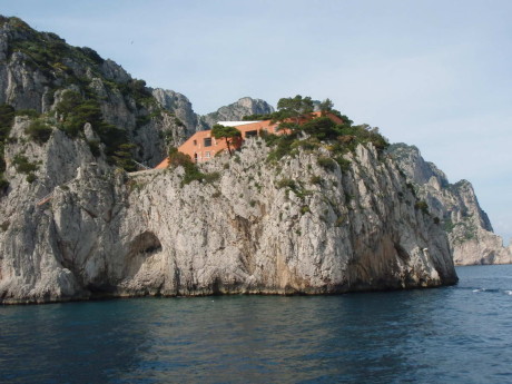 Вилла Малапарте (Villa Malaparte) в Италии от Адальберто Либера (Adalberto Libera).