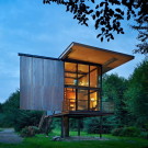 Домик «Sol Duc Cabin» в США от Olson Kundig Architects.