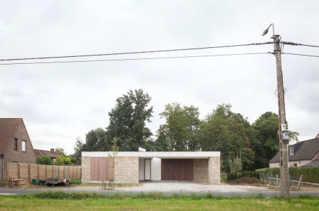 Минималистский дом в Бельгии