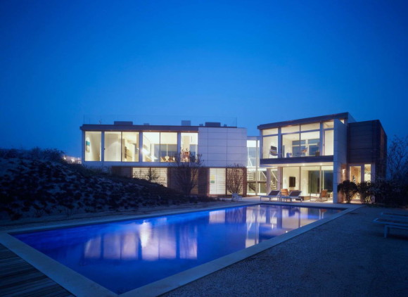 Дом в дюнах (House in the Dunes) в США от Stelle Lomont Rouhani Architects.