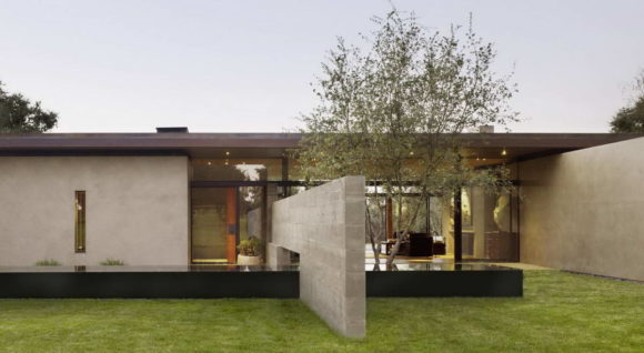 Дом в долине (San Joaquin Valley Residence) в США от Aidlin Darling Design.