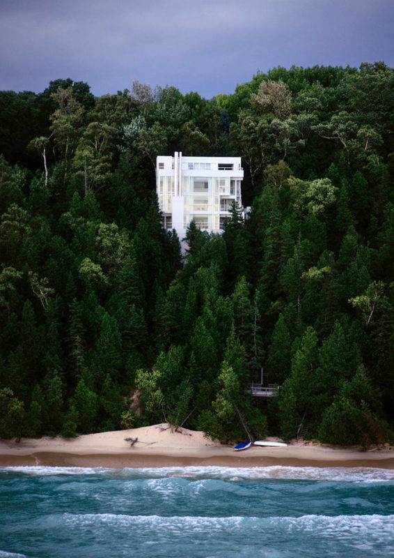 Дом Дуглас (Douglas House) в США от Richard Meier & Partners Architects.