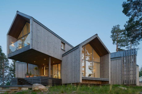 Три эффектных современных деревянных дома в Швеции и Германии.