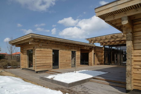 Три необычных деревянных загородных дома в России, Норвегии и Германии.