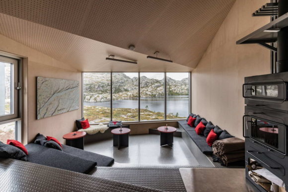 Горные домики (Mountain Lodges) в Норвегии от KOKO architects.