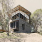 Хижина (Toodyay Shack) в Австралии от Paul Wakelam Architect - A Workshop.