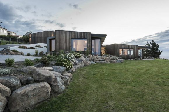 Дом с видом на океан в Новой Зеландии