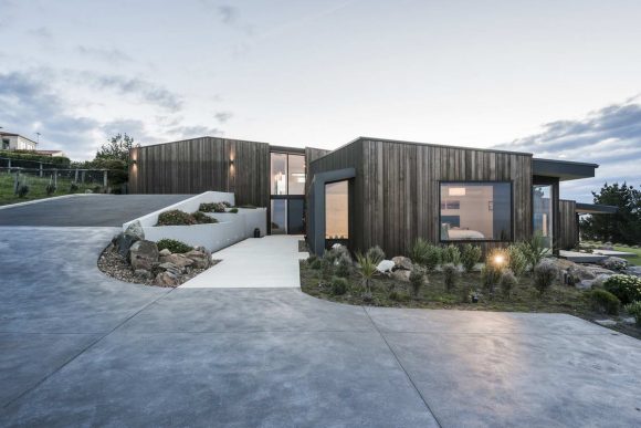 Дом с видом на океан в Новой Зеландии