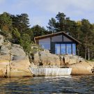 Домик Эстфолл (Cabin Ostfold) в Норвегии от Lund+Slaatto Architects.