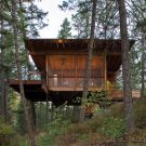 Домик у озера (Cabin on Flathead Lake) в США от Andersson-Wise Architects.