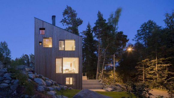 Деревянный дом в Финляндии