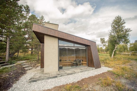 Смотровой домик Гранашёэн (Viewpoint Granasjoen) в Норвегии от Bergersen Arkitekter AS.