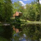 Дом-дерево (Inhabit Tree House) в США от Antony Gibbon Designs.