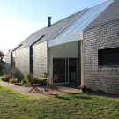 Биоклиматический дом во Франции от J Guillo Architecte.