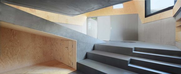 Изогнутый дом в Швейцарии от Daluz Gonzalez Architekten.