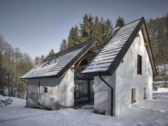 Дом из мельницы в Чехии