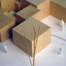 Кирпичный дом из кубиков