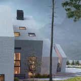 Концептуальный проект дома среди гор