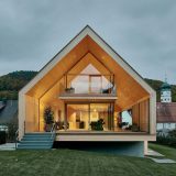 Деревянный дом в стиле barnhouse в Германии