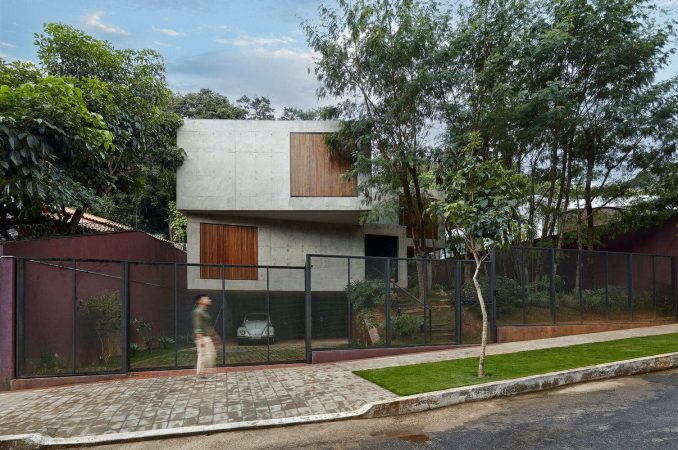 Бетонный дом в Бразилии