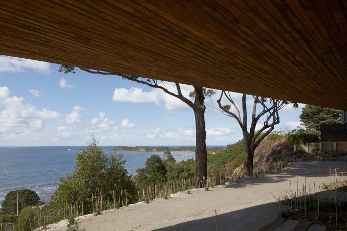 Дом для отдыха на утёсе в Австралии 