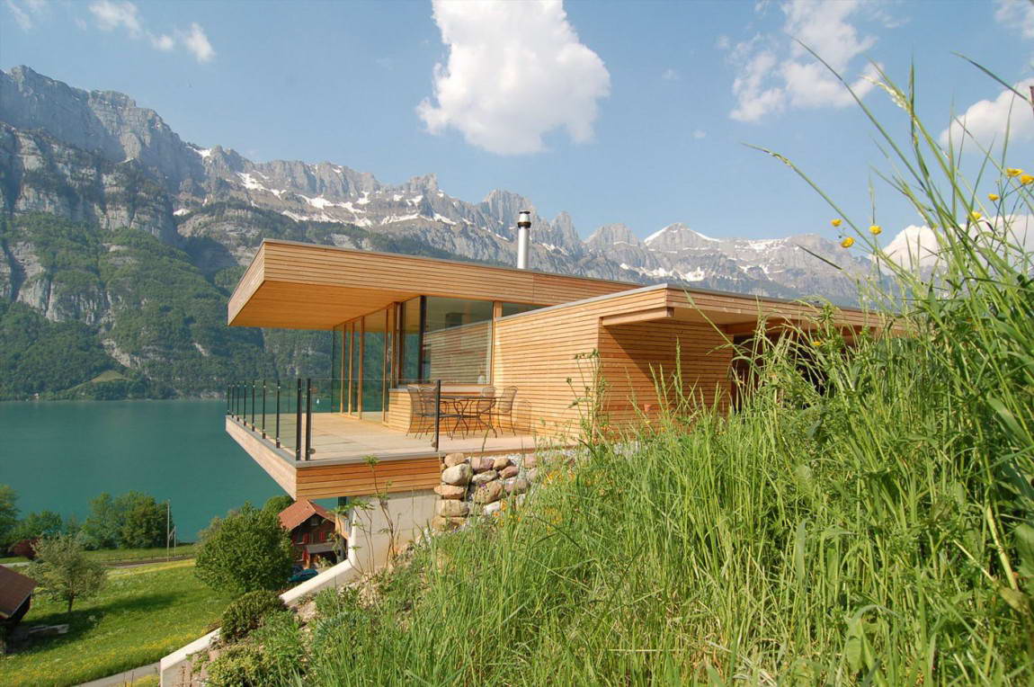 Швейцария дом у озера апартаменты в дубае рядом с пляжем