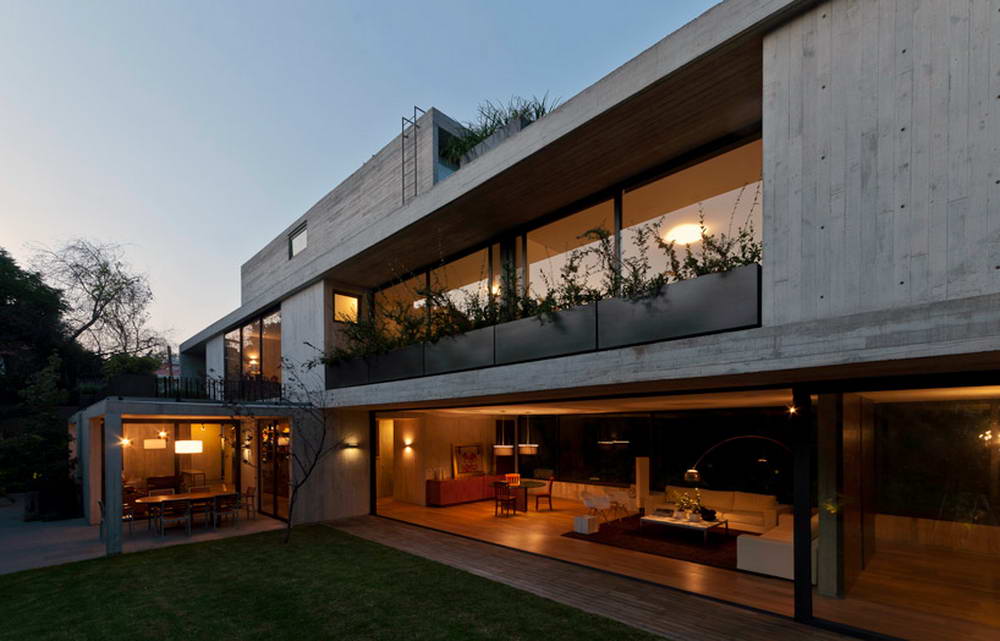 Гениальный дом. Gálvez House, Mexico City. House ARCHDAILY Mexico. Maruma.