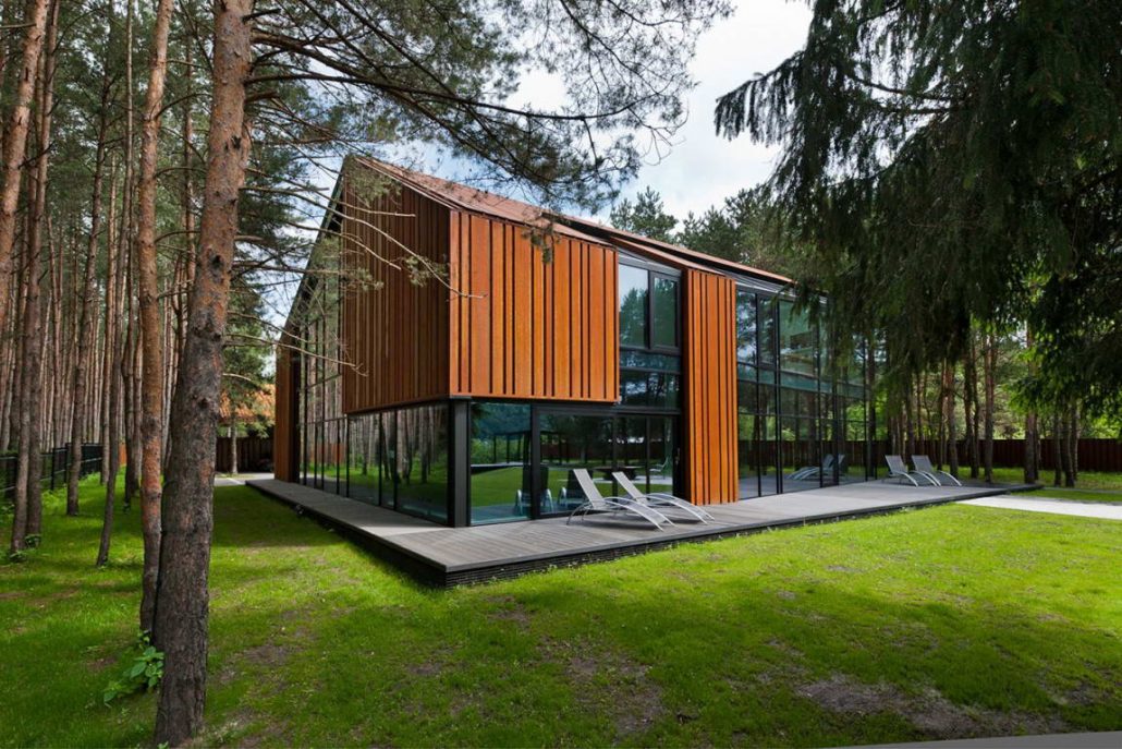 Лесной дом в Литве