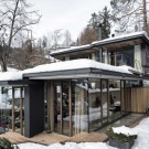 Дом из дерева, бетона и стекла в Австрии