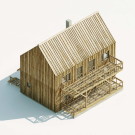 Типовой проект дома Krafthouse от архитектора Антона Крупнова.