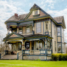 Викторианский дом "Банта" (The Banta House) в США от George Franklin Barber.