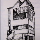 Дом-студия Озанфана (Ozenfant House and Studio) во Франции от Ле Корбюзье (Le Corbusier).