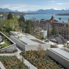 Городские виллы на озере Люцерн (Stadtvillen Adligenswilerstrasse Luzern) в Швейцарии от Lischer Partner Architekten.