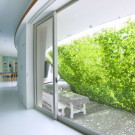 Дом с зелёным экраном (Green Screen House) в Японии от Hideo Kumaki Architect Office.