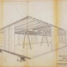 Быстровозводимый дом (Prefab maison demontable 8x8) во Франции от Jean Prouve.