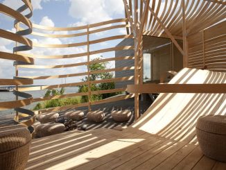 Деревянный павильон (WISA Wooden Design Hotel) в Финляндии от Pieta-Linda Auttila.