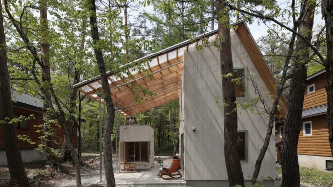Лесной домик в Японии