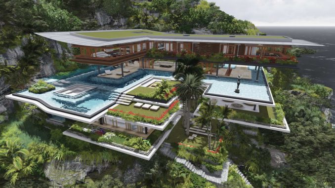 Проект дома мечты на острове
