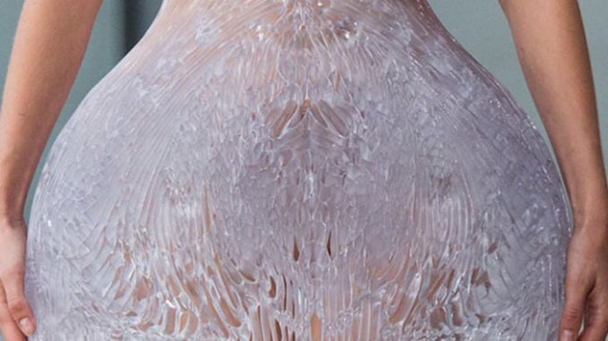 Ледяное платье, отпечатанное на 3D-принтере
