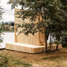 Деревянный павильон в Норвегии