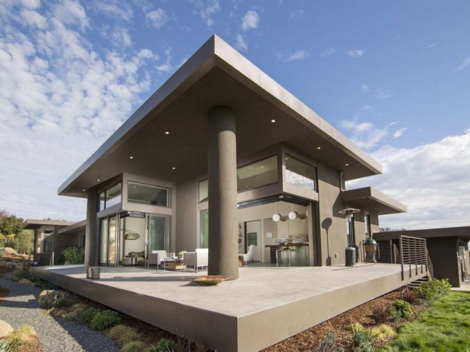 Дом Лас-Каноас (Las Canoas) в США от Thompson Naylor Architects.